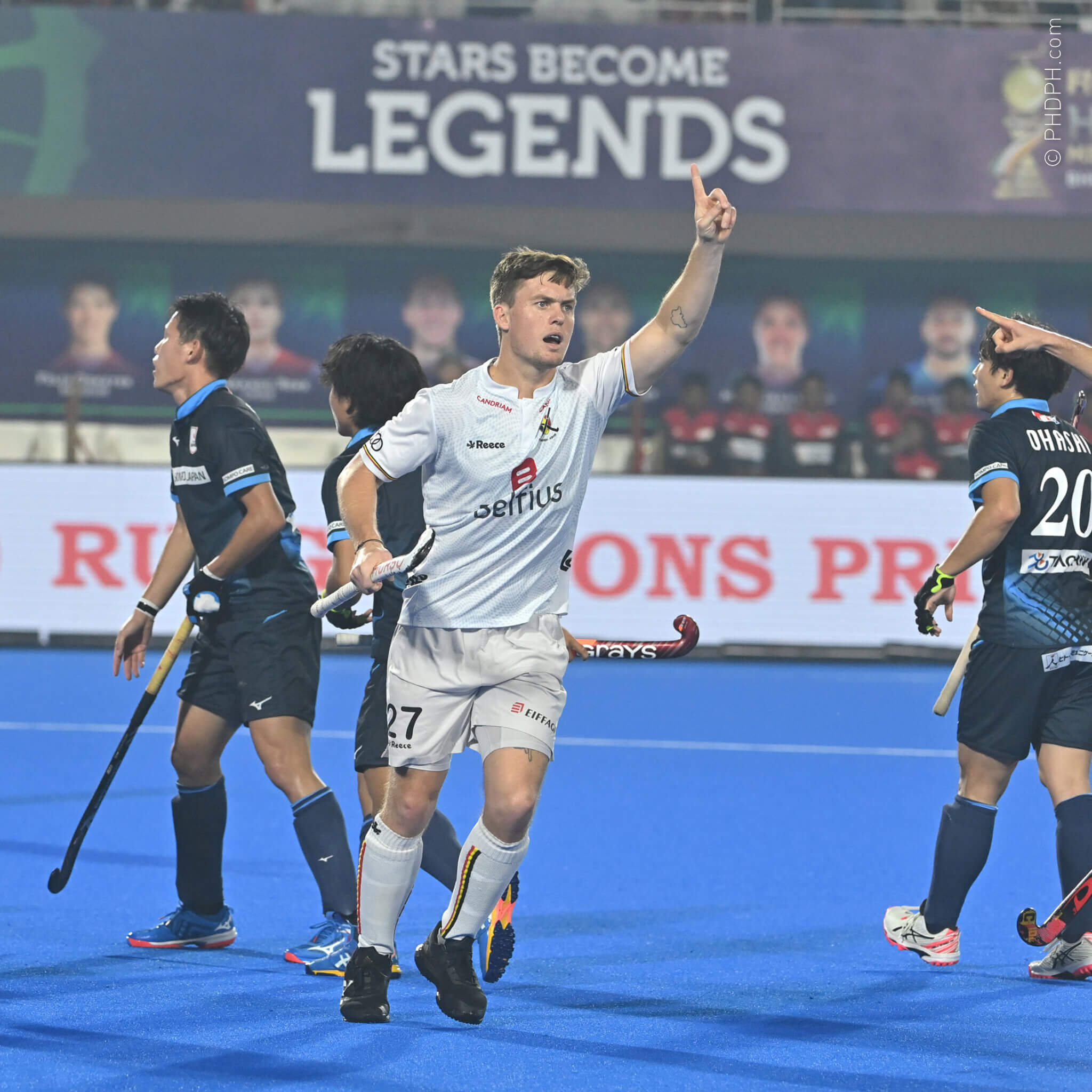 Belfius Indoor Finals Allemaal samen achter de Red Lions! Hockey