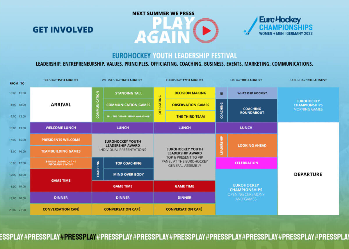 EHF Youth Leadership Festival Wij zijn op zoek naar kandidaten